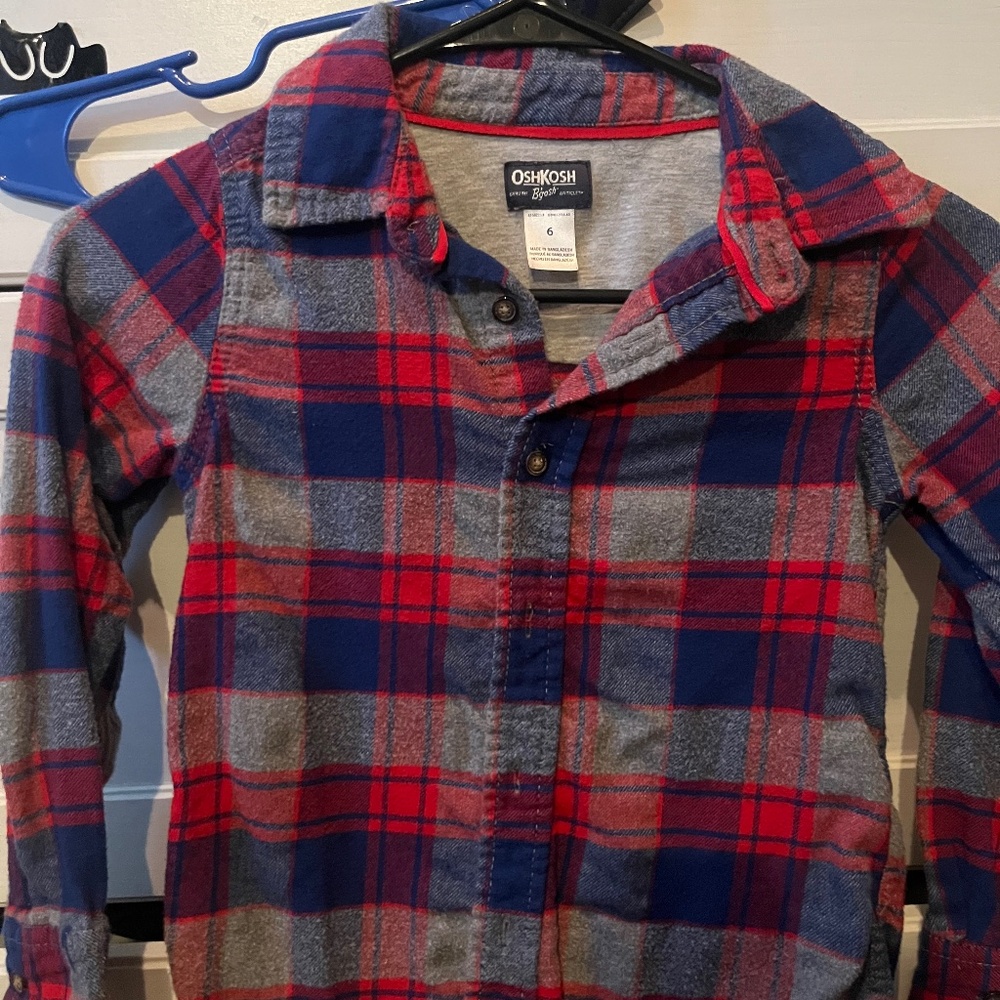 Plaid button up